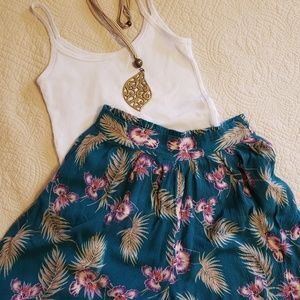Vintage floral shorts